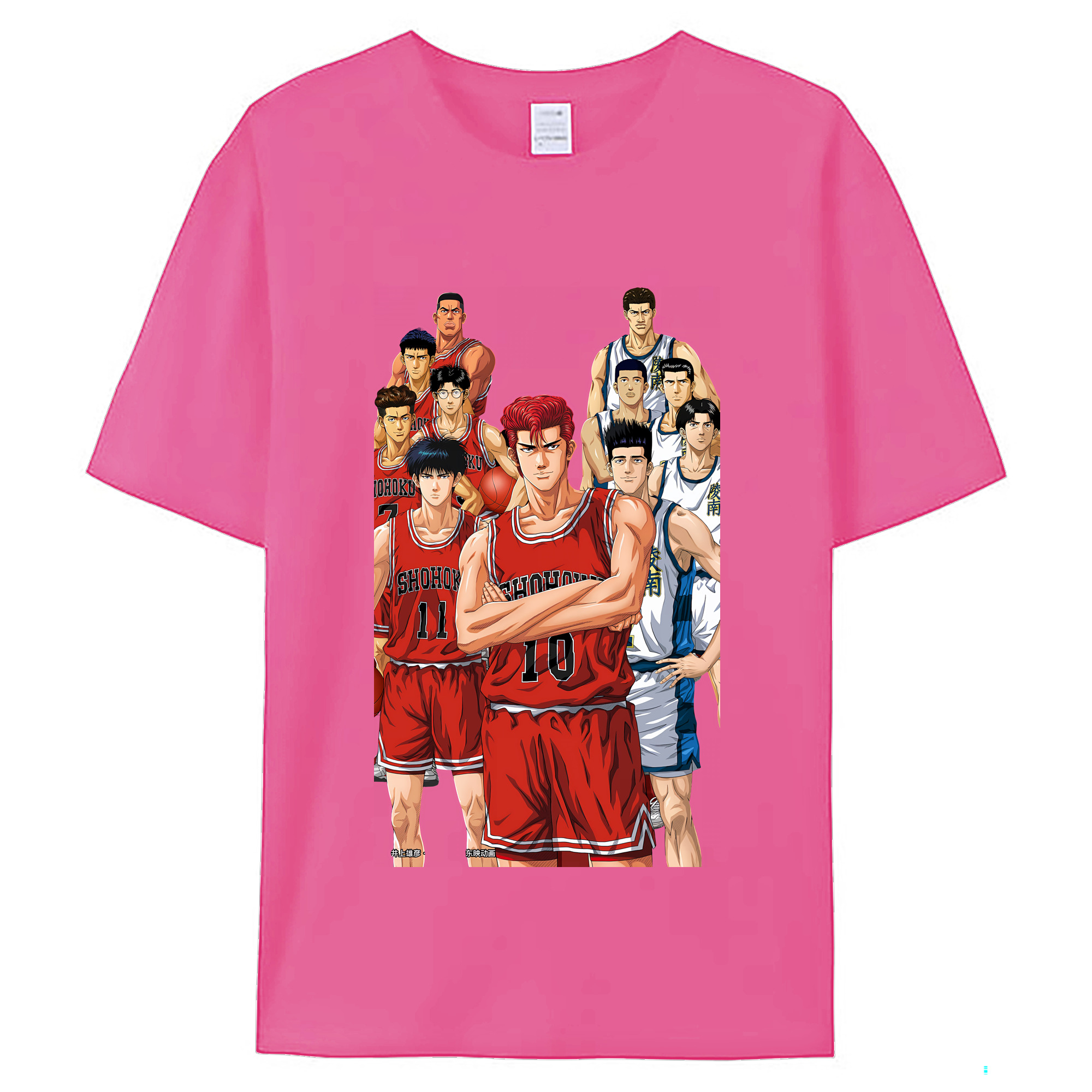 （画像用） SLAM DUNK／スラムダンク レディースカジュアルプリントTシャツ（綿100％）